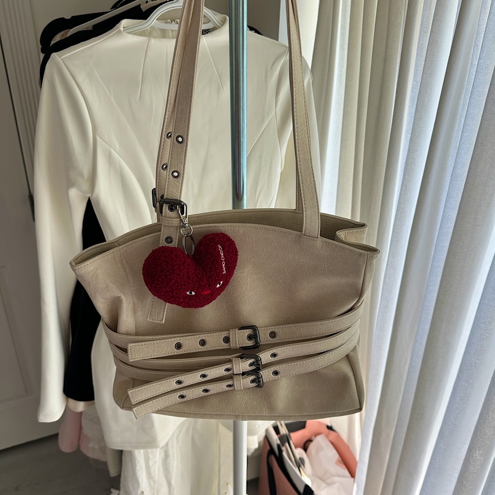 SAMO ONDOH BELT CORSET BAG M WHITE